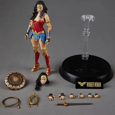 kf Sf54ec859902b45b4b00cd1440a8615d6V DC Wonder Woman Flash Joint Removable Anime Figure Collection Model Action Figure Table Top Model Decorations - Amazing Yamaguchi UK Store